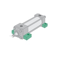 NUMATICS/AVENTICS NFPA CYLINDER A SERIES 1 1/2" BORE 1/2" STROKE, FOOT MNT, CAP BUMP, MAGNET